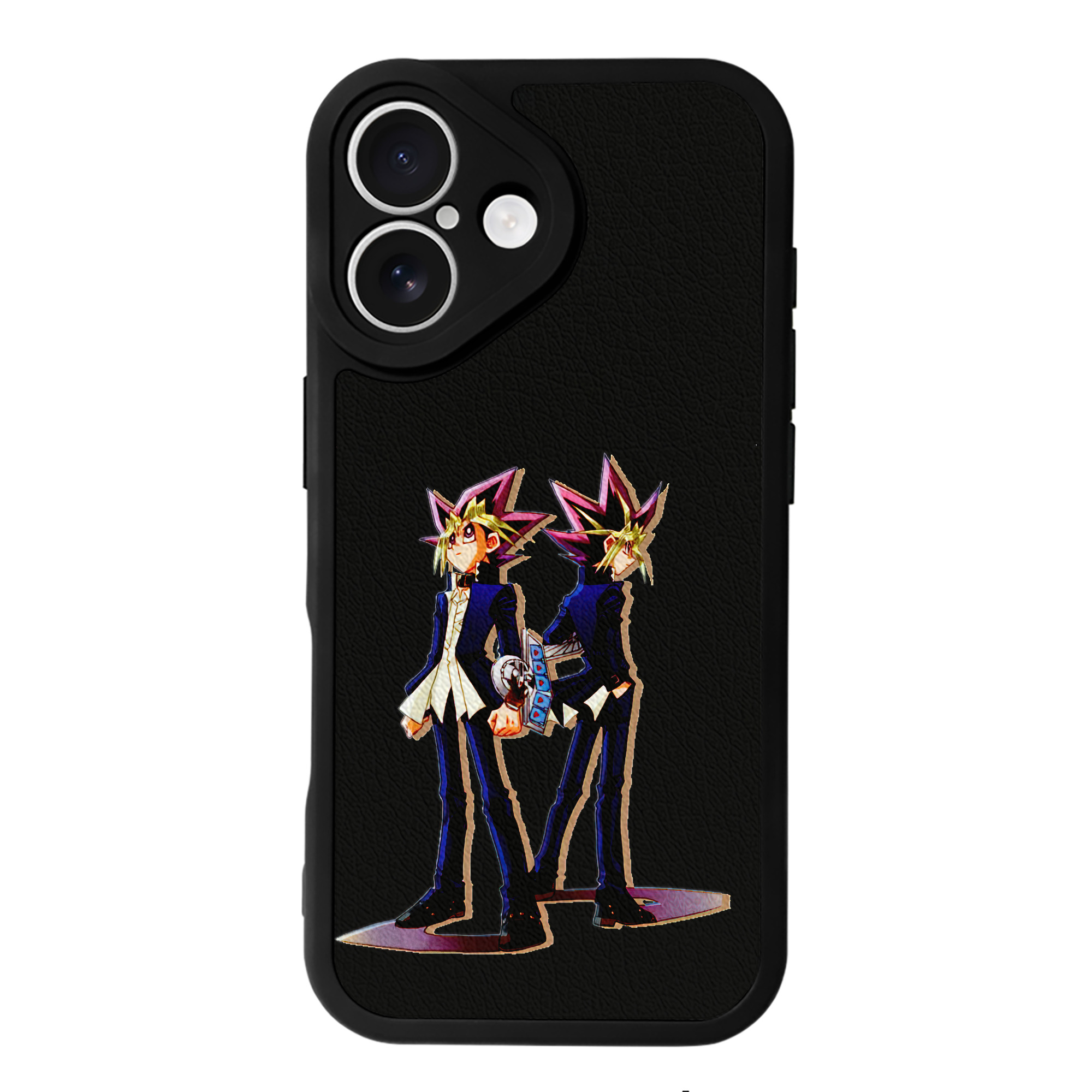 遊☆戯☆王 Yu-Gi-Oh! 【iPhone 16シリーズ対応】シリコンスマホケース（レザー調） 材質：シリコン